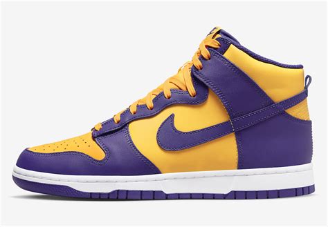 laker color Nike shoes